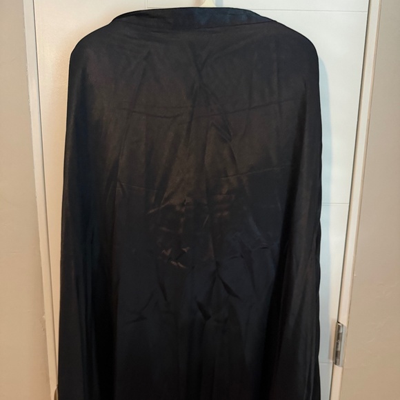 PLUS SIZE Evening Blouse (Black, 3X) and Long Skirt (Black, 22/24) - Picture 5 of 6